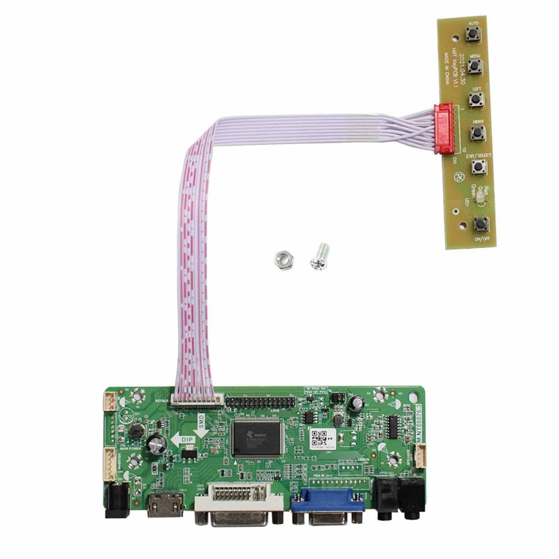 VSDISPLAY DVI VGA Audio LCD Controller Board for 17" 17 inch M170ETN01 1 WYD170SKD 01 LVDS 30 PIN LCD Display, for Mod Machine (m170etn011 m170etn01.1 M170QGBN30-01B CD170A54-01) - Image 1
